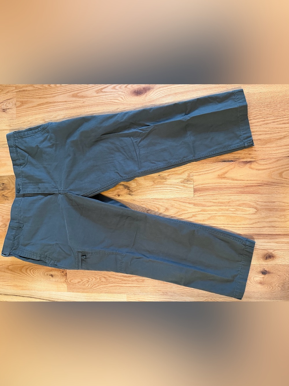 DOCKERS D3 Classic Utility Pants Men’s 44X 30 Cargo Pocket Canvas Gray